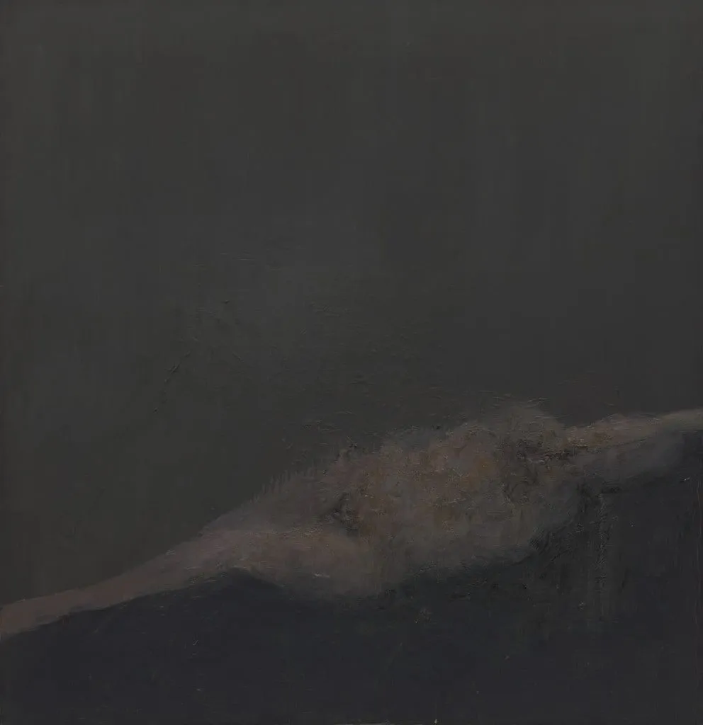 Untitled, by Graham Coughtry, oil, 1961