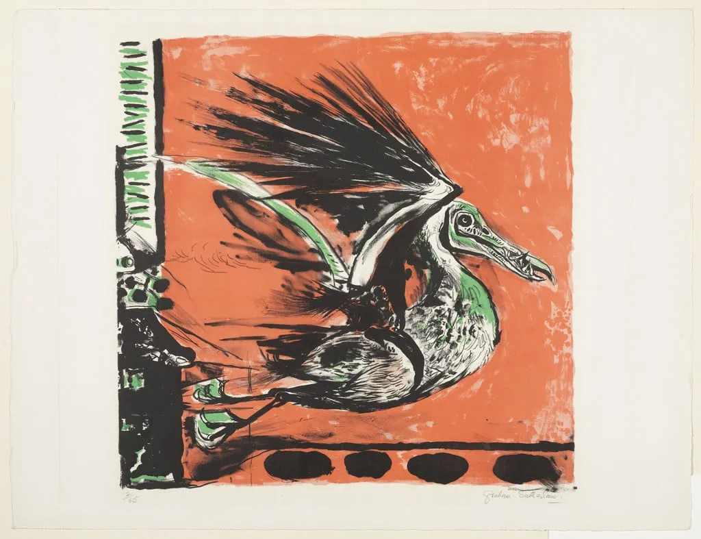 Untitled, by Graham Sutherland, ink, 1954