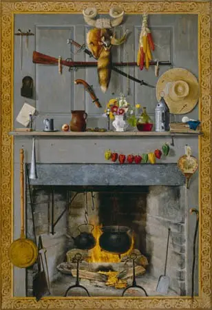 Grandma's Hearthstone, by John Haberle