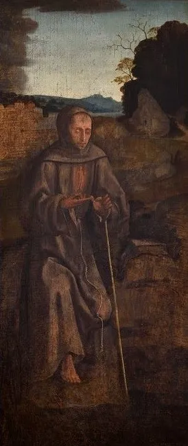 Saint Anthony - Cook Triptych, by Grão Vasco, oil, 1520