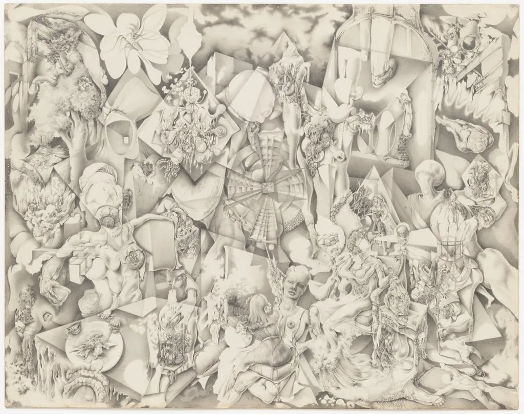 Untitled, by Gray Foy, graphite, 1946