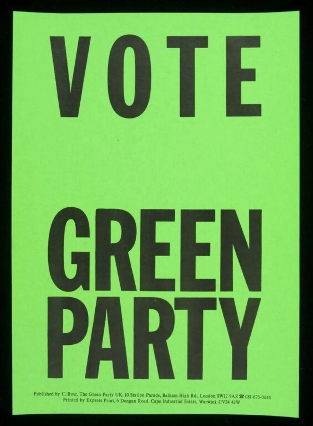 Untitled, by Green Party