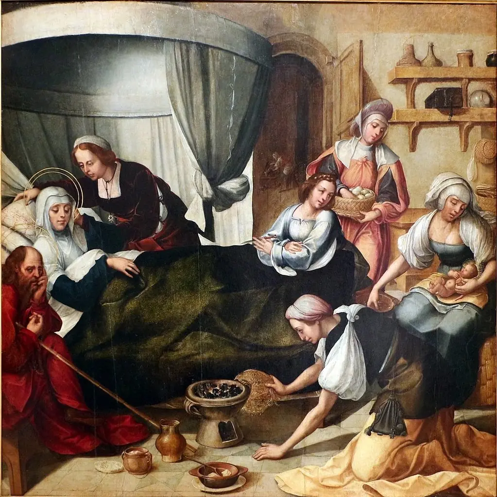 Birth of the Virgin Mary, by Gregório Lopes