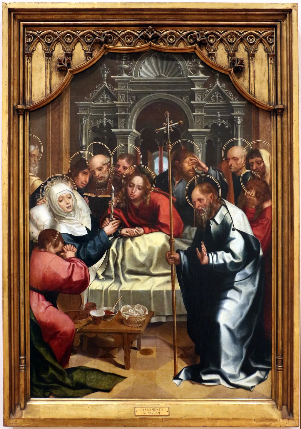 Morte da Virgem, by Gregório Lopes, unspecified, 1527