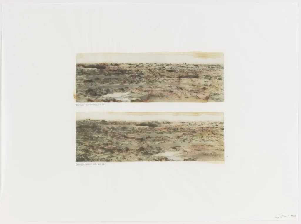 Untitled, by Gregory Green, watercolor, 1998