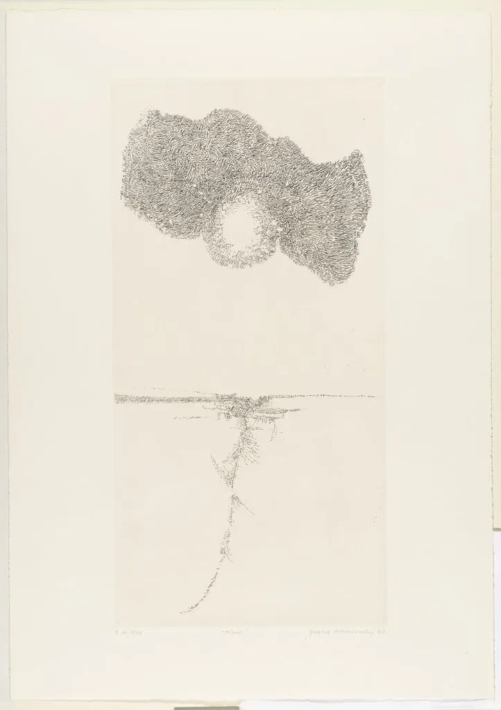 Untitled, by Gregory Masurovsky, ink, 1963