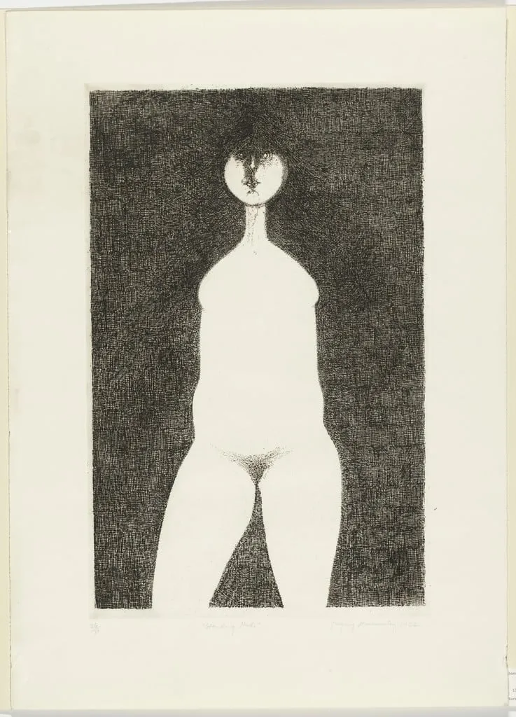 Untitled, by Gregory Masurovsky, ink, 1967