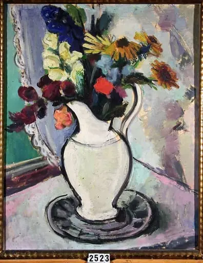 Cană cu flori, by Grete Csáki-Kopony