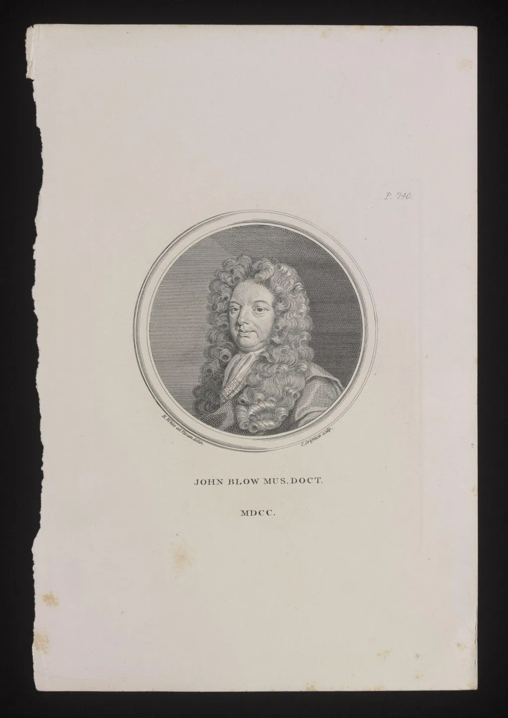 H Beard Print Collection, by Grignion, 1700