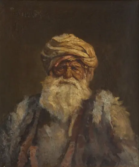Portrait of an old man
