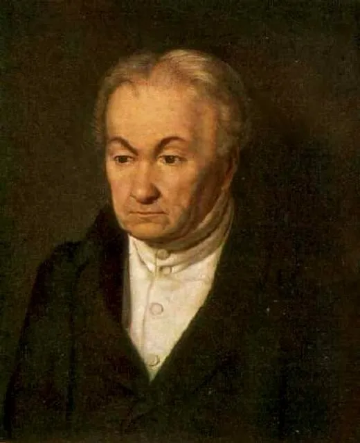 Portrait of the Landowner Piotr Miliukov, by Grigory Soroka, oil, 1848