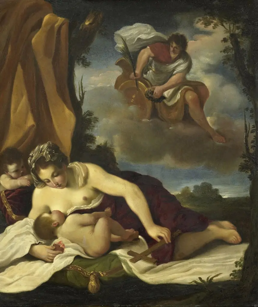 Caritas, by Guercino