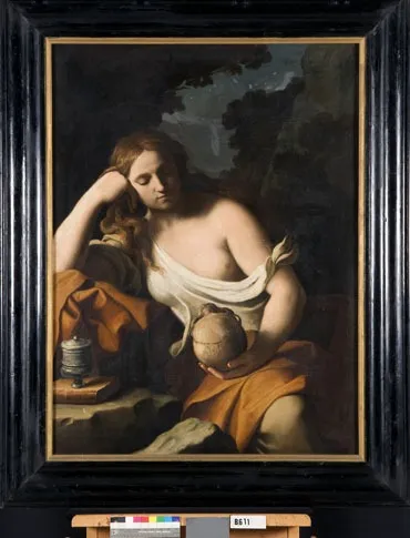 Mary Magdalene, by Guercino, oil, 1645