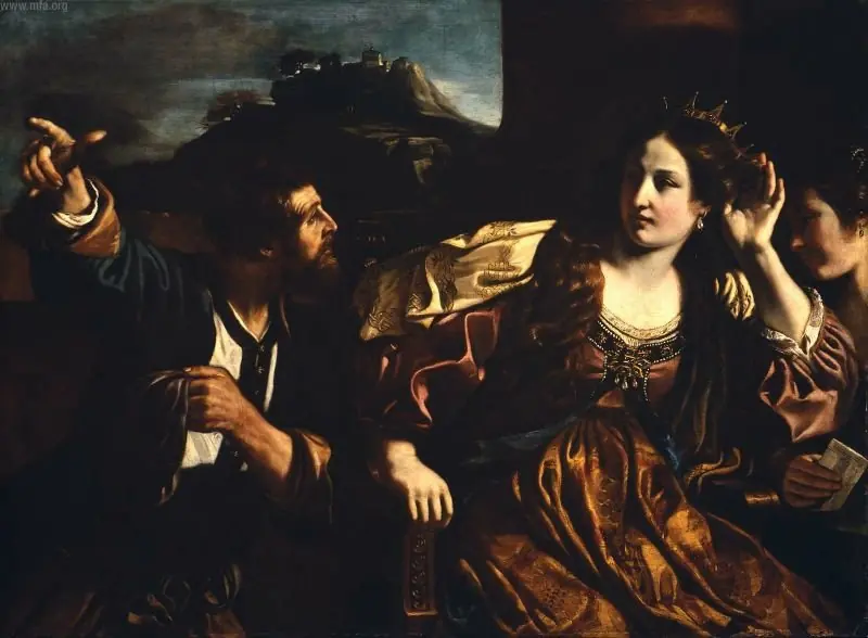 Semiramis Receiving Word of the Revolt of Babylon