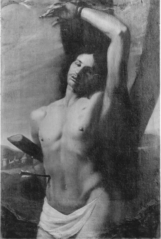 St Sebastian, by Guercino, unspecified, 1628