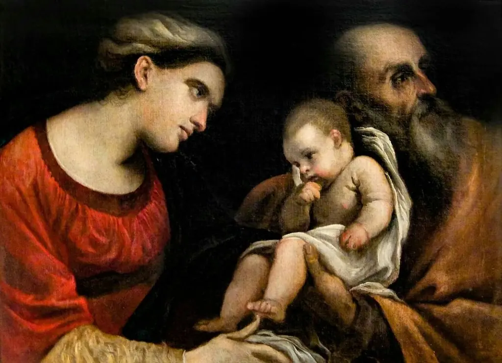The Holy Family, by Guercino