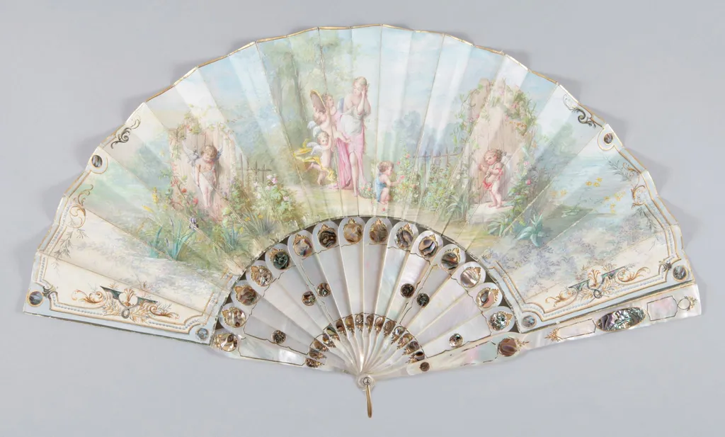 Eventail plié, by Guichard, L., unspecified, 1850