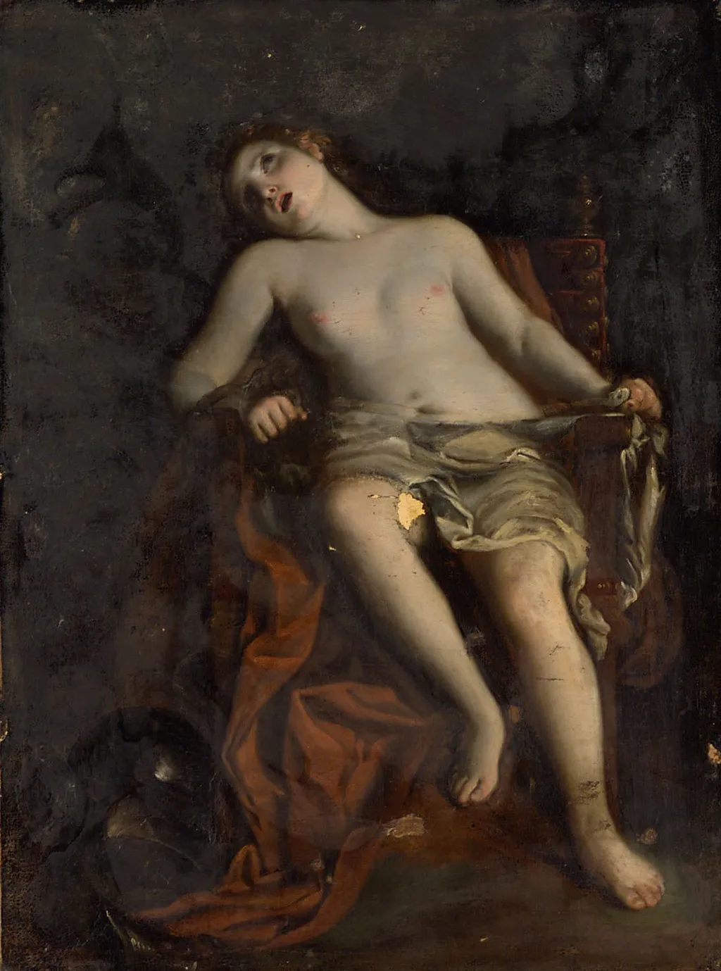 Selbstmord der Kleopatra, by Guido Cagnacci, oil, 1642