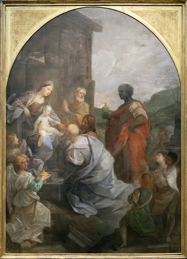 Adoration of the Magi, by Guido Reni, unspecified, 1642