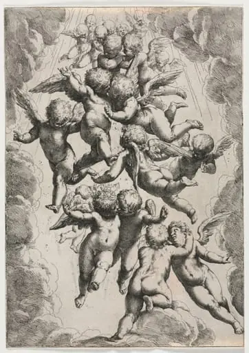 Angels in Glory, by Guido Reni
