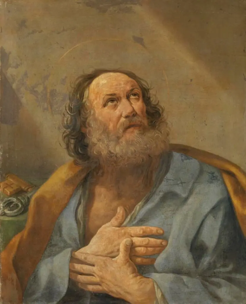Der reuige Petrus, by Guido Reni