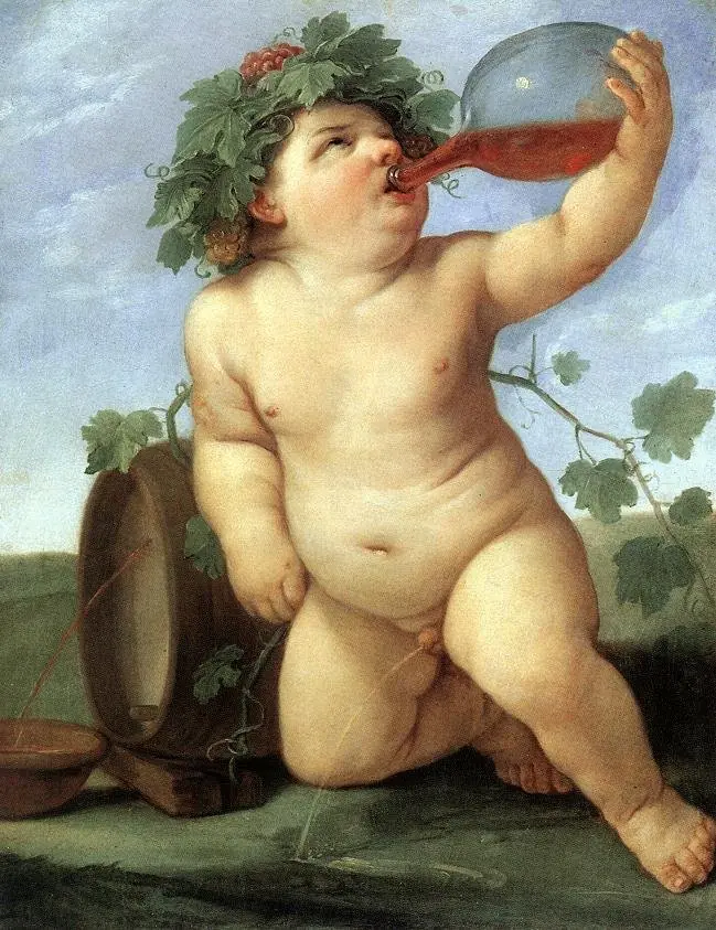 Drinking Bacchus, by Guido Reni