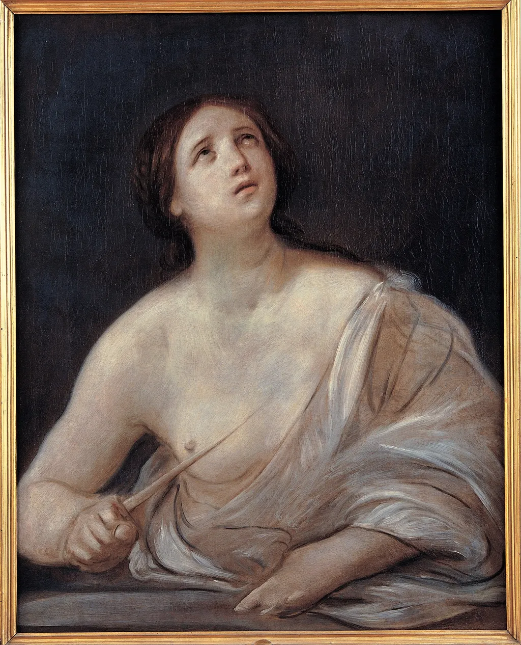 Lucretia, by Guido Reni, oil, 1640