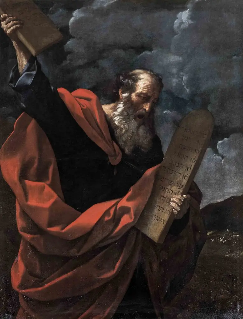 Moïse brisant les Tables de la Loi, by Guido Reni
