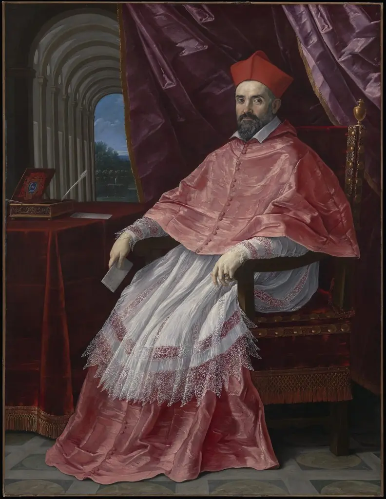Portrait of Cardinal Roberto Ubaldini, Papal Legate to Bologna, by Guido Reni