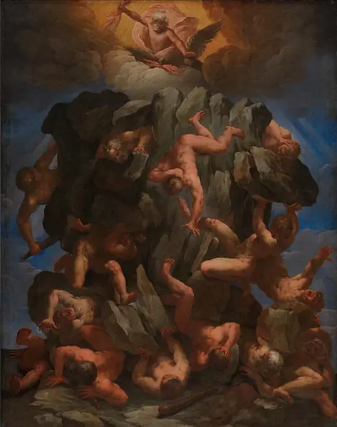 The Fall of the Giants, by Guido Reni