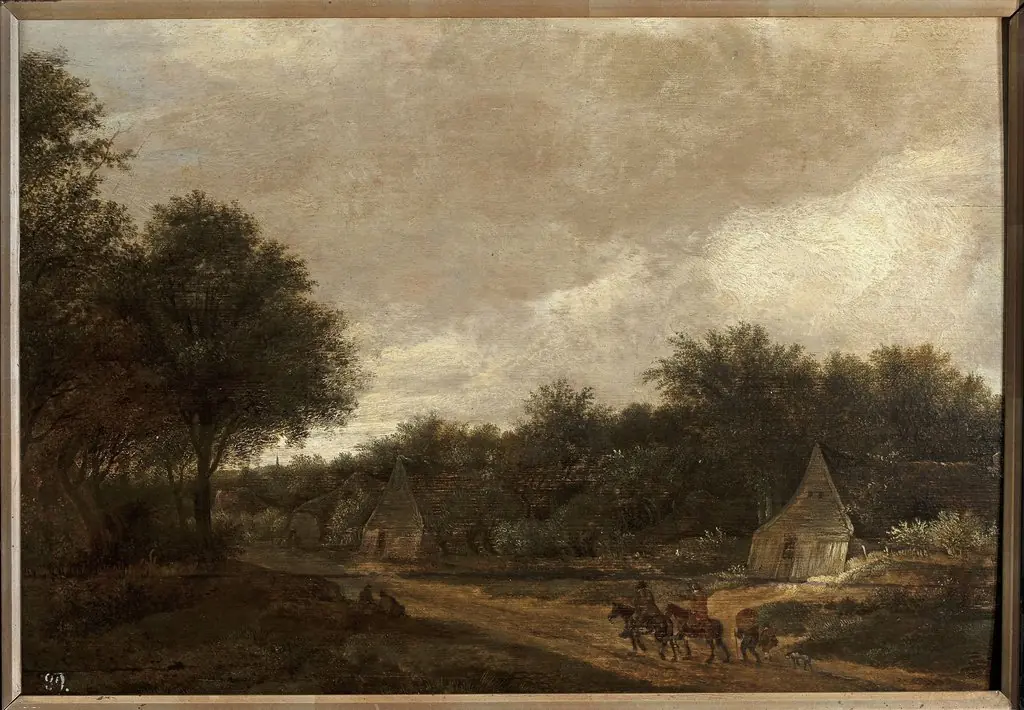 Road in the countryside, by Guillam Dubois