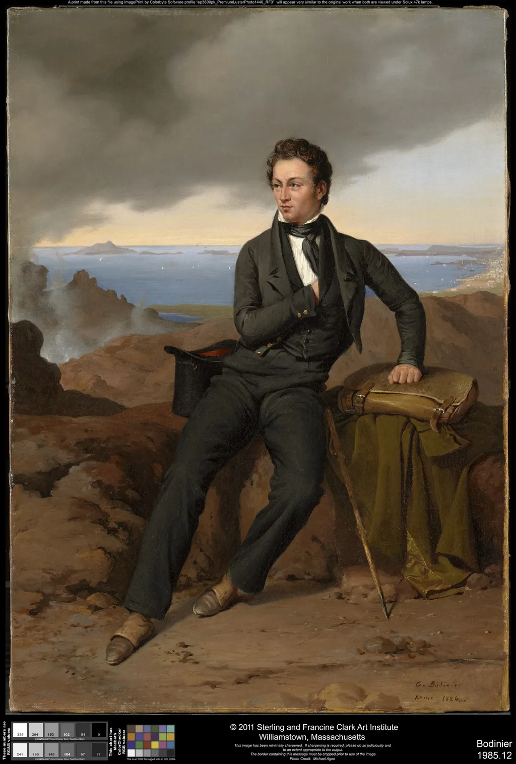 Théodore Jubin, by Guillaume Bodinier, oil, 1826
