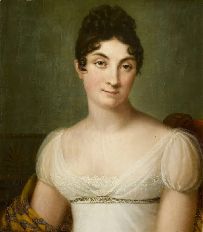 Portrait de Claire Élisabeth de Vergennes, Comtesse de Rémusat, by Guillaume Descamps