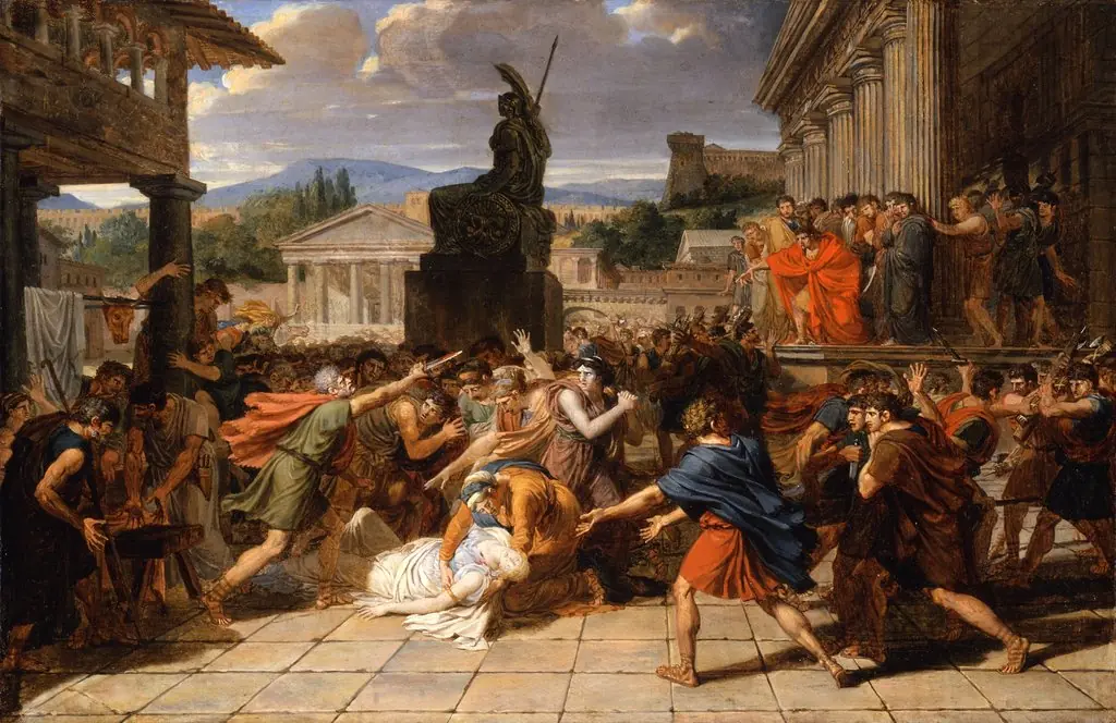The Death of Virginia, by Guillaume Guillon-Lethière