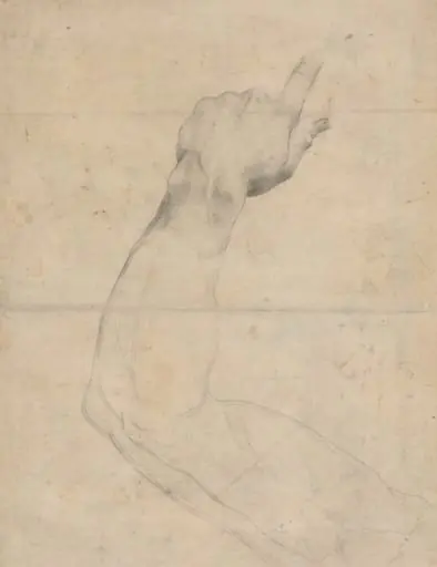 Study of an Arm [verso], by Guillaume Lethière