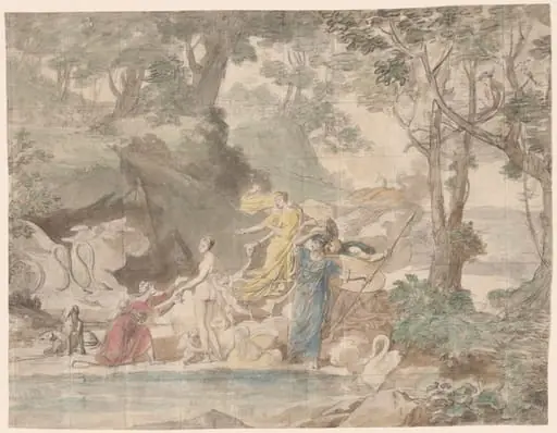 The Judgment of Paris [recto], by Guillaume Lethière