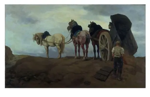 A Team of Percheron Horses, by Guillaume Régamey