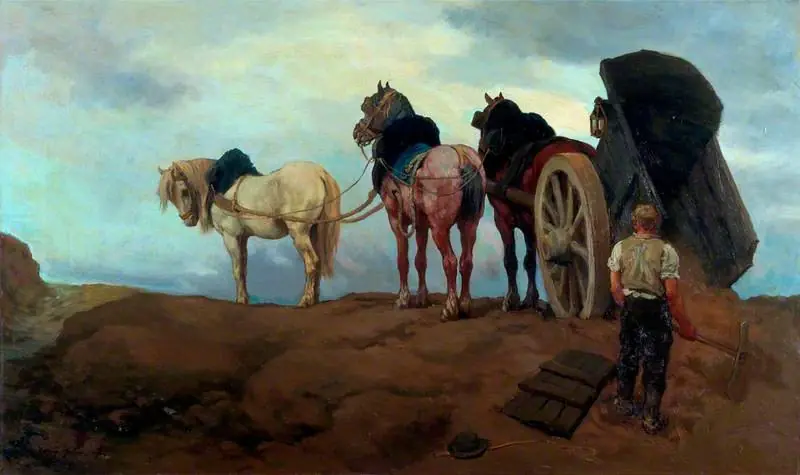 A Team of Percheron Horses, by Guillaume Urban Régamey