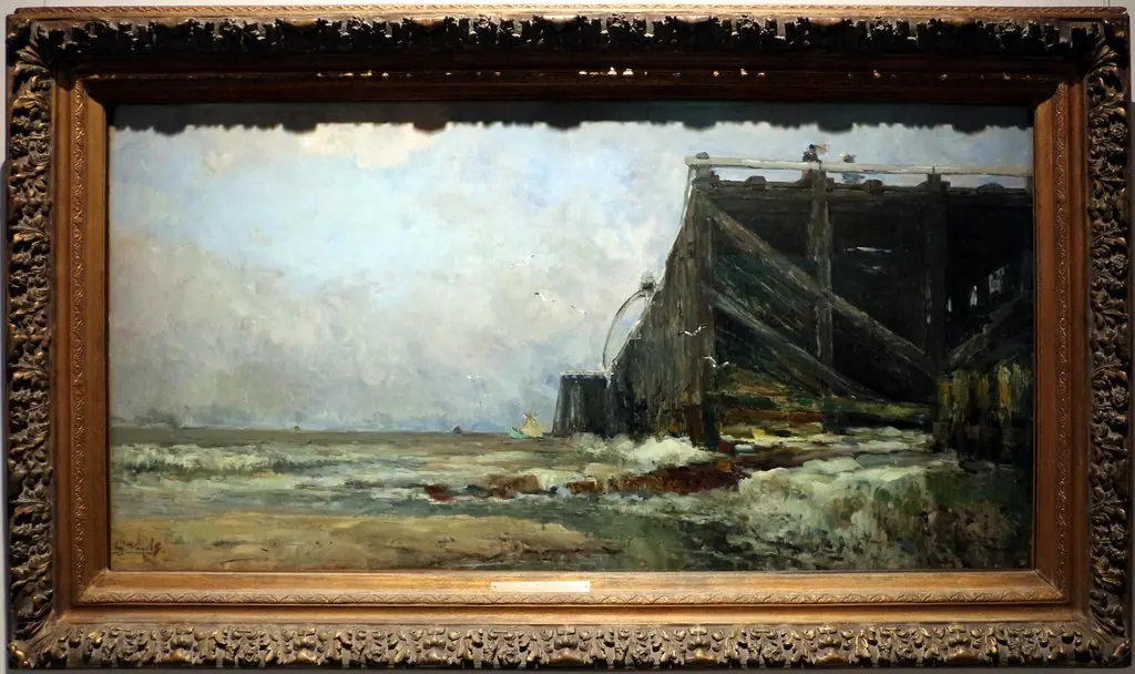 Het staketsel van Oostende, by Guillaume Vogels