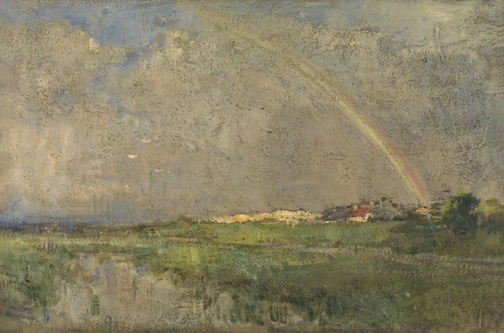 Rainbow, by Guillaume Vogels, oil, 1894