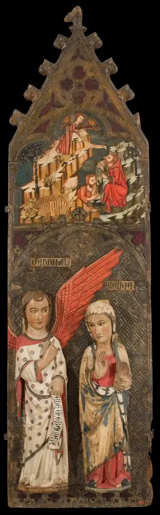 Announcement to the Shepherds and Annunciation, by Guillem Seguer