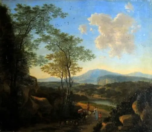 Peisaj italian cu vite, by Guilliam de Heusch