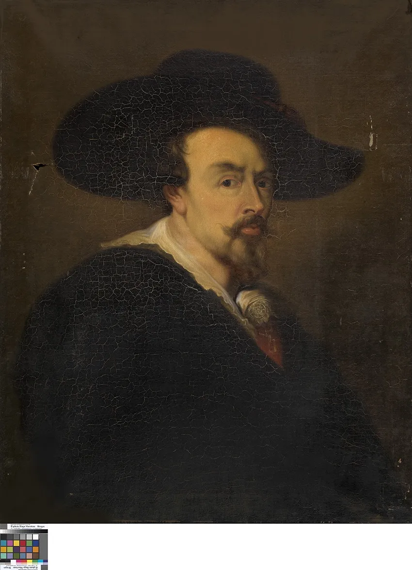 Portret van Peter Paul Rubens, by Guillielmus Petrus Geysen, oil, 1796