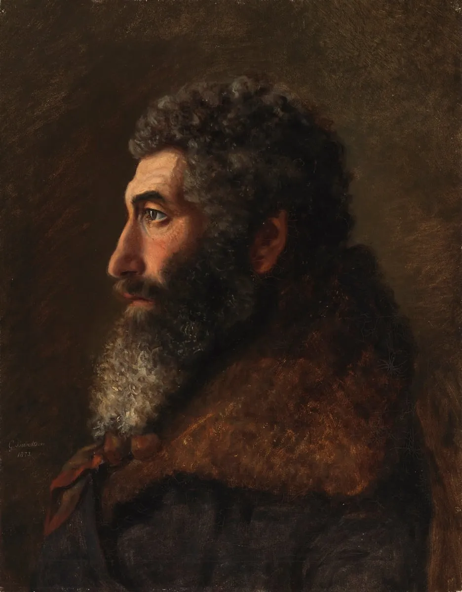 Juutalaismiehen muotokuva (Kiseleff hof, juden), by Gunnar Berndtson, unspecified