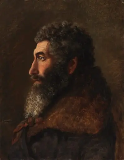 Juutalaismiehen muotokuva (Kiseleff hof, juden), by Gunnar Berndtson