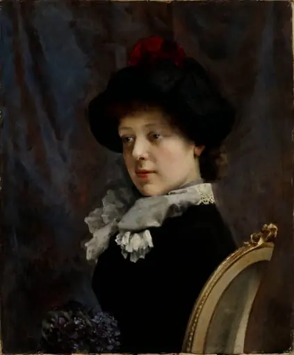 Naisen muotokuva, by Gunnar Berndtson