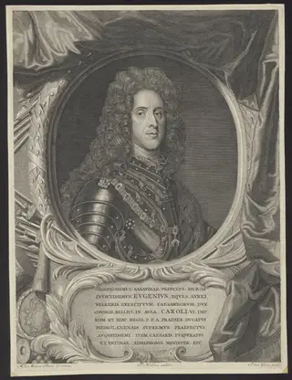 Portrait of Prince Eugenius of Savoye, by Gunst Pieter van, 1650