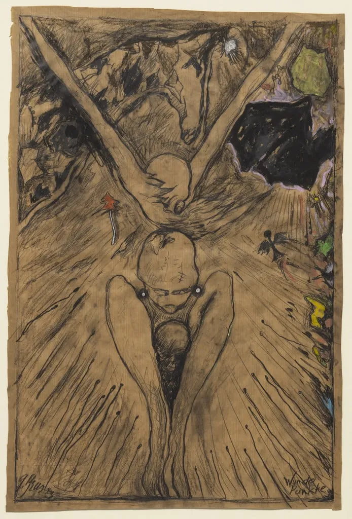 Untitled, by Günter Brus, 1983