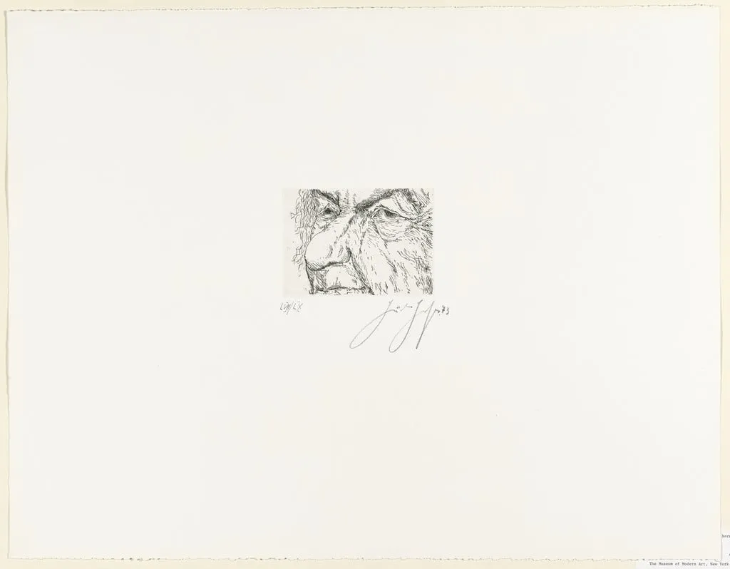 Untitled, by Günter Grass, ink, 1973