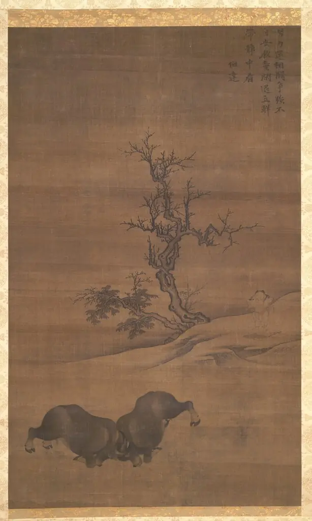 Herdboys and Buffalo in Landscapes, by Guo Min